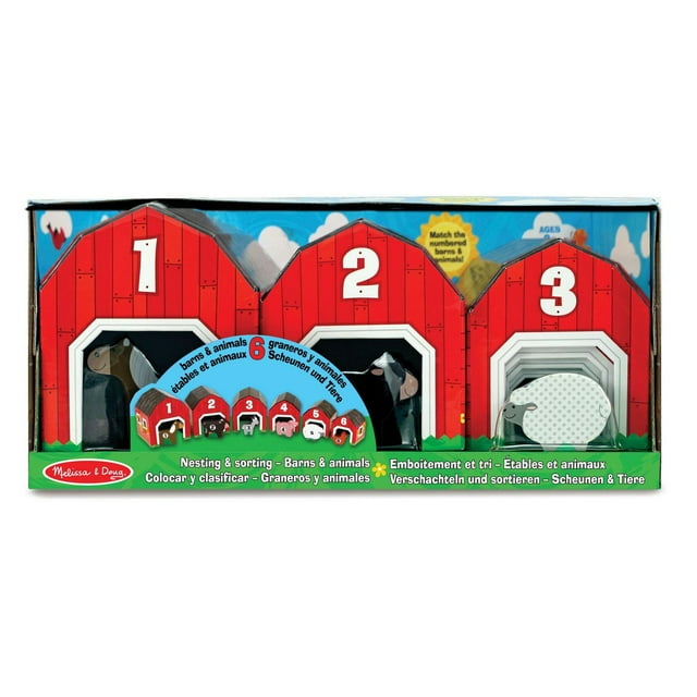 Melissa & Doug Nidification et tri des étables et des animaux