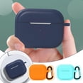 thumbnail image 3 of Ruifaya Funda protectora de silicona para auriculares AirPods Pro 4, a prueba de golpes, 3 of 6