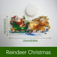 thumbnail image 3 of Bouanq Christmas Decorations Xmas Tree Decor LED Sucker Window Hanging Lamp Christmas Decoration Shop Scene Layout Holiday Decoration Lamp Christmas Tree Ornaments Gifts for Xmas Wedding Holiday, 3 of 3