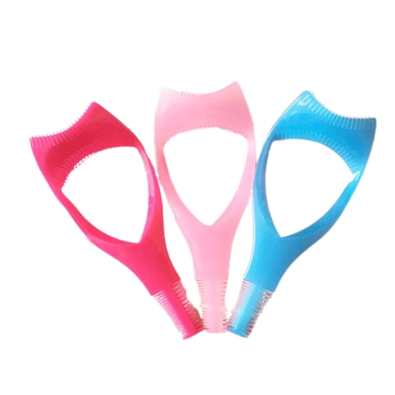 comerut 3Pcs Eyelash Tool 3-in-1 Lash Mate Precision Applicator Set Mascara Shield Applicator Guard for Women