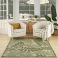 thumbnail image 5 of Nourison Aloha Floral Indoor/Outdoor Ivory Green 5'3" x 7'5" Area Rug (5x7), 5 of 10