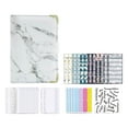 thumbnail image 2 of ziyahi Notebook Binder with Label Stickers for Cash Bills Budgeting Expense Saving White, 2 of 5