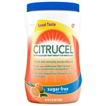 Citrucel Orange Flavor Fiber Therapy Powder for Occasional Constipation ...