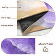 thumbnail image 6 of Purple Beach Coastal Round Area Rug 7Ft Washable Circle Rugs for Dorm Laundry Room, Summer Nautical Seaside Ocean Ombre Non-Slip Carpet Floor Mats Indoor Outdoor Carpet Runner Aesthetic Home Decor, 6 of 8