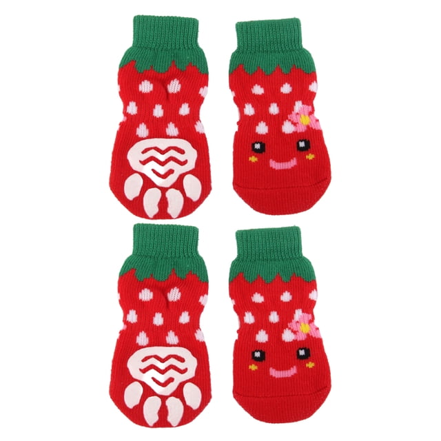 Calcetines Antideslizantes Con Dibujos Animados Para Perros Y Cachorros Sunnimix Talla XL