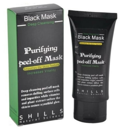 SHILLS Purifying Black Peel-off Mask,Facial Cleansing, Blackhead Remover Deep Cleanser, Acne Face Mask