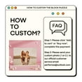 thumbnail image 2 of Custom Photo Building Brick Puzzle, Double-Sided Customizable Personalized Picture Block Puzzle, Unique DIY Gifts for Loved Ones, Family, and Friends., 2 of 10