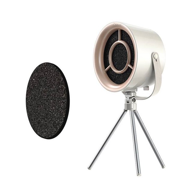 Mini Cocción Cocedera Con Ventilador Rango Portátil (con 1 Filtro) Blanco