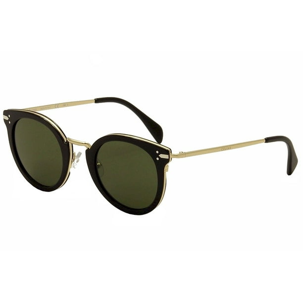 Celine Women's CL 41373S CL/41373/S ANW/1E Black/Gold Fashion Sunglasses  48mm