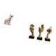 thumbnail image 5 of Estatua de gato, figura decorativa, escultura de animal, arte artesanal, adorno de resina, , decoraciones de mesa, esculturas de arte abstract, 5 of 8