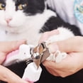 thumbnail image 3 of Stainless Steel Cat and Dog Nail Clippers and Trimmer - with Safety Guard To Avoid Over Cutting - Razor Sharp Blade for Thick Toenail Pink, 3 of 8