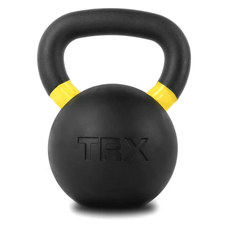 TRX Rubber Coated Kettlebell for Strength Training, 35.2 Pounds (16 kg)