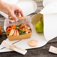 thumbnail image 3 of Ingenero White Paper Large Lunch and Cake Box - 9" x 9" x 4 3/4" - 100 count box, 3 of 3