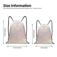 thumbnail image 2 of Japuie Glitter Light Pearl Print Drawstring Backpack,Drawstring Bags, Draw String Back Bag,Sport Gym Bag for Sports, Gym, Travel, Swimming, Beach -Small, 2 of 7