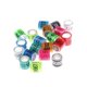 thumbnail image 1 of Anillos de patas de paloma de aluminio de 100 piezas, numerados de 8 mm, Multicolor Yuyangstore Anillos de pata de paloma de carreras, 1 of 3