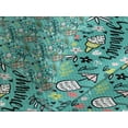 thumbnail image 4 of Ambesonne Surfboard Quilted Bedspread Set 3 Pcs, Tropic Floral Design, Queen Size, Turquoise Multicolor, 4 of 5
