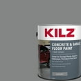 thumbnail image 2 of KILZ 1-Part Epoxy Acrylic Concrete and Garage Floor Paint, Interior/Exterior, Satin, Slate Gray, 1 Gallon, 2 of 8