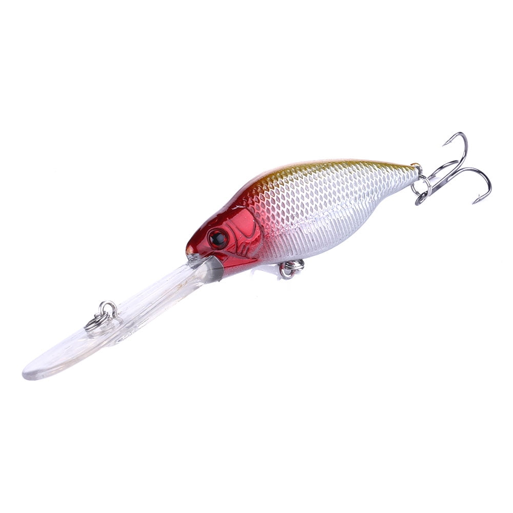HENGJIA Fishing Deep Diving Fishing Lures Swimbait Large Sinking Minnow Lure Freshwater Jerkbait Lure 8Pcs/kit