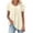 Beige, variant on qucoqpe Women Casual Solid Short Sleeve Crew Neck Smocked Ruffle Hem Flowy Tops Fashion Summer Loose Fit Basic Tunic Blouses