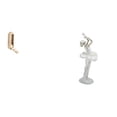 thumbnail image 1 of Gancho de pared plegable,Ganchos de pared plegables Ganchos de pared para abrigos,Gancho de pared para auriculares,gancho para abrigos,Figura de escritorio,Estatua de bailarina de ballet,adorno, 1 of 8