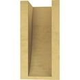 thumbnail image 4 of 5"W x 5"D x 10"H Wide Durham Rough Cedar Woodgrain TimberThane Corbel, Primed Tan, 4 of 6