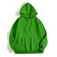 thumbnail image 2 of Sudadera y sudaderas verdes para mujer, suéteres Y2k Harajuku, sudadera deportiva, sudadera de manga larga para invierno y otoño, abrigo con bolsillo, 2 of 5