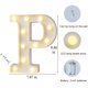 thumbnail image 2 of Luces LED de marquesina con letras, 26 letras del alfabeto iluminadas, letrero con números y letras para bodas, fiestas de cumpleaños, lámpara navideña a pilas, luz nocturna, decoración para el hogar, 2 of 5
