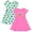 Turquoise / pink, mickey & friends, variant on Disney Nightmare Before Christmas Jack Skellington Sally Zero 2 Pack Skater Dresses Toddler to Big Kid