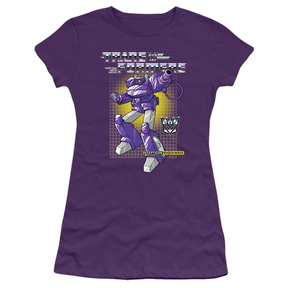 Transformer S/Shockwave S/S Junior Women's T-Shirt Sheer-Purple