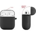thumbnail image 5 of Compatible with AirPods Case AirPods Case Apple Airpods 2 & 1, Full Protection Silicone Airpods Case- Black, 5 of 7