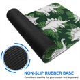 thumbnail image 6 of Long Mouse Pads for Desk,Green Cartoon Dinosaurs Leaves Pattern Desk Mats on Top Of Desks, Desk Mouse Pad Extra Large with 3mm Non-Slip Base and Stitched Edge for Gaming,Office,Work,Home 31.5"x11.8", 6 of 6