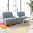 thumbnail image 2 of Assemble Modular 2 Seater Sectional with Charging Station in Mist Fabric, 2 of 8