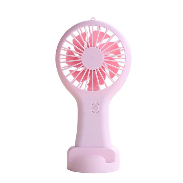 Summer Portable Handheld Mini Fans USB Battery Operated Small Hand Held Fan With 3 Speeds For Travel/camping/Outdoor/Home/Office