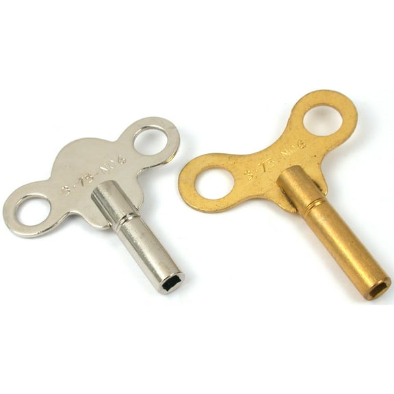2 Clock Keys for EN Welch Winder Winding Mainspring Size 6 3.75mm