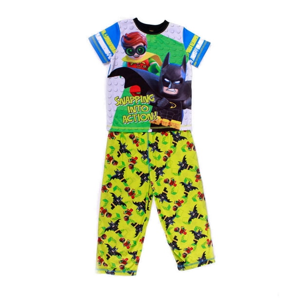 Pijama Lego Para Niño De Batman Y Robin Into Action Verde Talla 4 LEGO 4 a 5 años P00S18B26BV