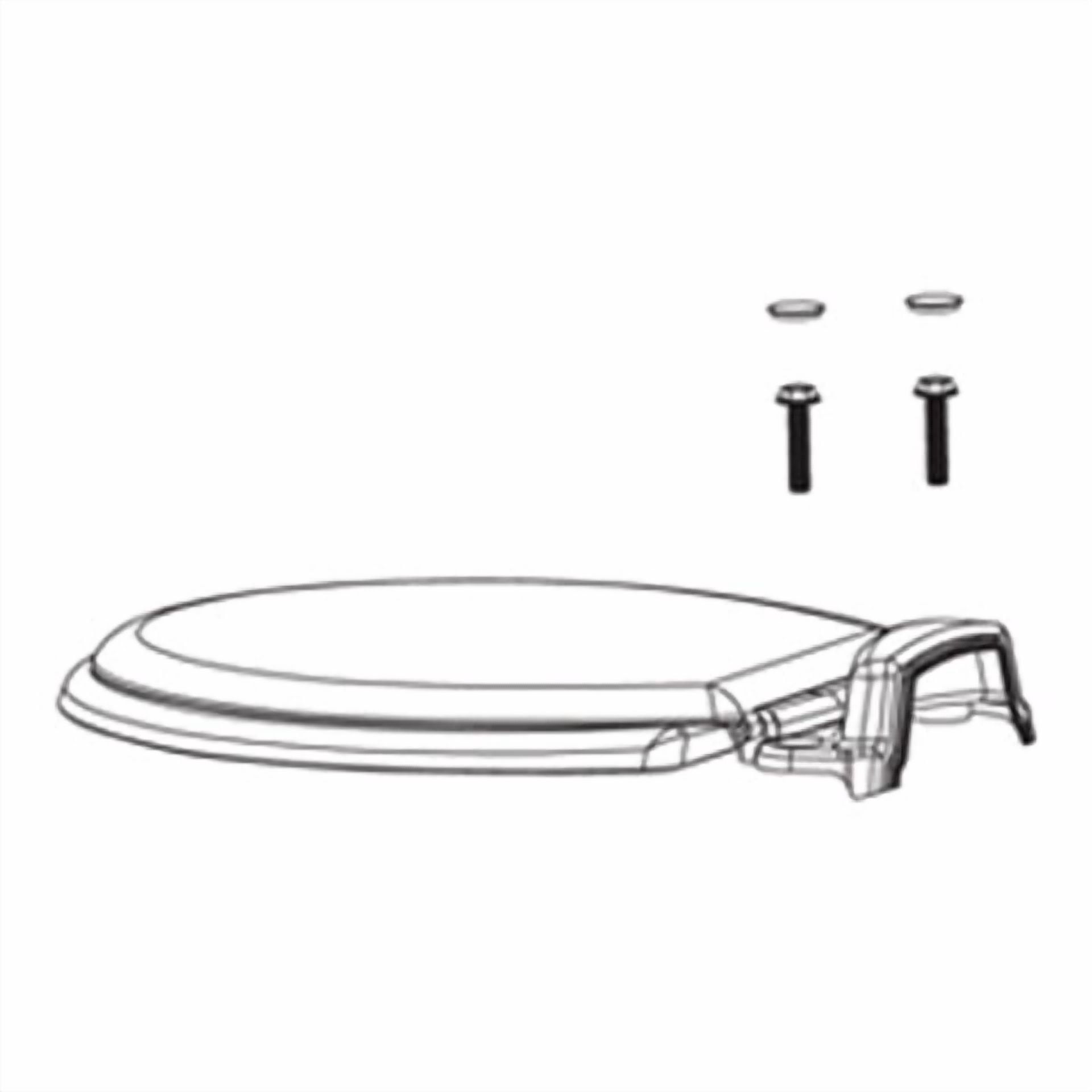Dometic 385344436 Seat Assembly for 210 Toilet - White