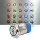 thumbnail image 5 of 2 uds interruptor de botón de Metal de 5 pines interruptor de reinicio automático de cabeza plana de 16mm con luz número 4, 5 of 8