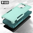 thumbnail image 4 of for Motorola Edge Plus 2023 Case: Dual Layer Protective Heavy Duty Cell Phone Cover Shockproof Rugged with Screen Protector - Military Protection Bumper Tough - Motorola Moto Edge+ Plus 2023, Green, 4 of 15