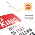 thumbnail image 6 of No Smoking Within 25 Feet Of Building Entrance Sign, No Smoking Sign,, 6 of 8