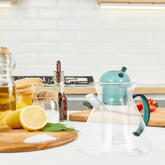 Mobutofu 1Pcs Glass Coffee Pot 5.1X5.1X4.7Inch Cold Brew Coffee for Friends and Family