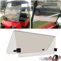 For Club Car DS Tinted Windshield 2000.5 -UP Golf Cart Folding Fold Down Smoke