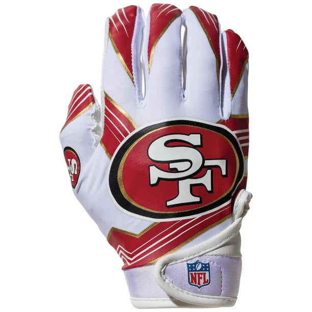 Franklin Sports NFL San Francisco 49ers Youth Football Receiver Gloves