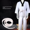 thumbnail image 3 of Uniforme De Taekwondo Con Cinturón, Uniforme Suave Transpirable De Poliéster Y Algodón Para Entrenamiento De Artes Marciales Para Niños Y Niñas, 3 of 8
