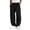 Black, variant on Iugvhana Men's Baggy Wide Leg Sweatpants Loose Elastic Waist Track Pants Drawstring Casual Straight Trousers with Pockets Black L