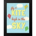 thumbnail image 2 of SD Graphics Studio 12x14 Black Modern Framed Museum Art Print Titled - Fly a Kite, 2 of 5