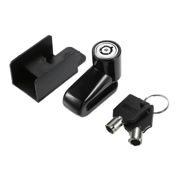 1 Juego Moto Antirrobo Acero Cable Disco Freno Rueda Bloqueo Negro