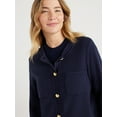 thumbnail image 4 of Free Assembly Women’s Long Sleeve Cardigan Sweater with Chest Pockets, Midweight, Sizes XS-XXL, 4 of 6