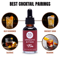 thumbnail image 5 of Bab Louie & Co. Aromatic Spiced Flavor Bitters, Non Alcoholic Award Winning Bitter with Zero-Sugar and Caffeine-free (30ml/1 Fl. Oz) 11 Servings for Cocktails Craft Bitters, Old Fashioned, Manhattan, 5 of 5