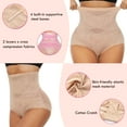 thumbnail image 4 of VASLANDA Shapewear Tummy Control Underwear for Women High Waisted Girdle Body Shaper Butt Lifting Panties, 4 of 7