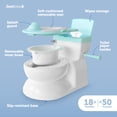 thumbnail image 2 of Potty Jool Baby Real Feel 2 en 1 con almacenamiento de toallitas, color aguamarina, 2 of 7